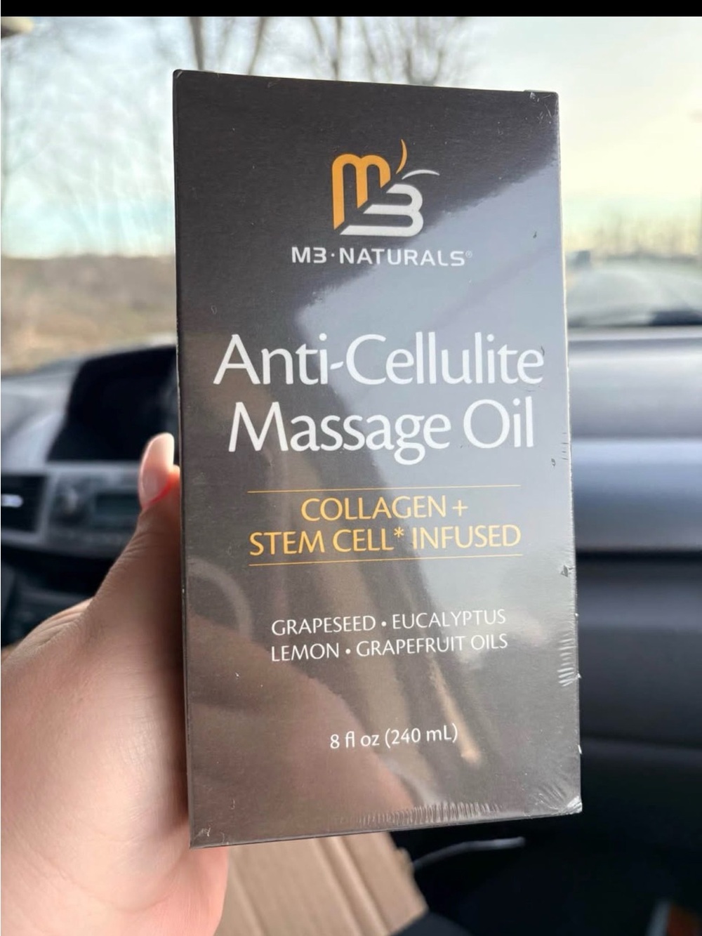 Anti-Cellulite Massage Oil — Brown Bottle